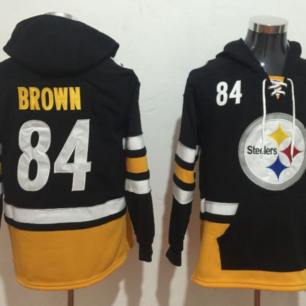 Pittsburgh Steelers hoodie jersey #84 Brown